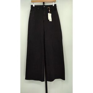 Quince Black Wide-Leg Pants